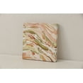 thumbnail image 3 of Canvas 12"x12"x1", Peach Swirls Abstract, The Art Studio, 3 of 4