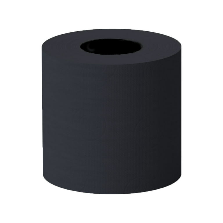 Black Toilet Paper 3 Rolls Gift Box, Renova