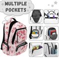 thumbnail image 7 of HUIACONG Strawberry Cow Girls 4in1 School Backpack Set, 17" Fashion Bookbag with Lunch Box Water Bottle Sleeve for Age 8-12, 7 of 7