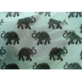 thumbnail image 4 of oneOone Cotton Silk Fabric Elephant Block Print Sewing Fabric BTY 42 Inch Wide, 4 of 4