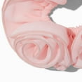 thumbnail image 2 of Claire's Blush Pink Sheer Rose Scrunchie for All Ages, 2 of 2