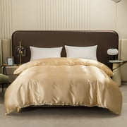Tranfacy Home Textiles,Duvet Cover,Luxurious Silk Duvet Covers and Bedding with Zippers That Close