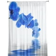 thumbnail image 3 of Flower Pure Orchid Water Surface Window Curtains Living Room Tulle Curtains Kitchen r Kids Room Curtain Window Treatment, 3 of 7