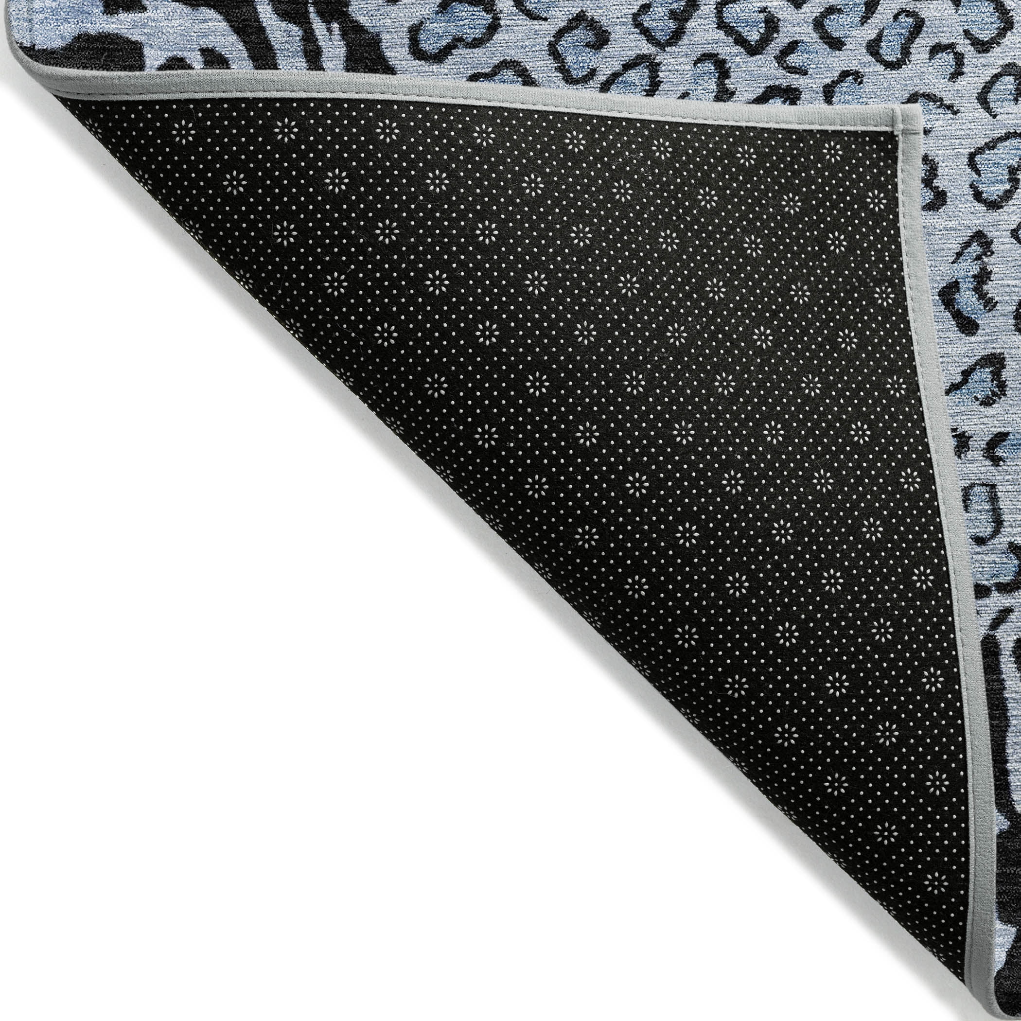 Addison Rugs Chantille Indoor/Outdoor Transitional Animal Skin Blue Washable Rectangle Rug, 3' x 5'