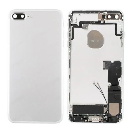 Replacement Back Housing With Parts Compatible With Apple Iphone 7 Plus 5 5 Silver Walmart Canada