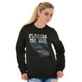 thumbnail image 3 of Florida FL Beach Boardwalk Souvenir Sweatshirt for Men or Women Brisco Brands S, 3 of 6