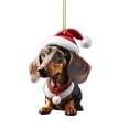 thumbnail image 1 of Para Cachorro Perro Adorno Dibujos Animados Mochila Acrílica Navidad Interior Del Coche, 1 of 5