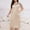 Beige, variant on Bnwani Long Nightgowns for Women Homewear Strap Lace White Size S-4XL