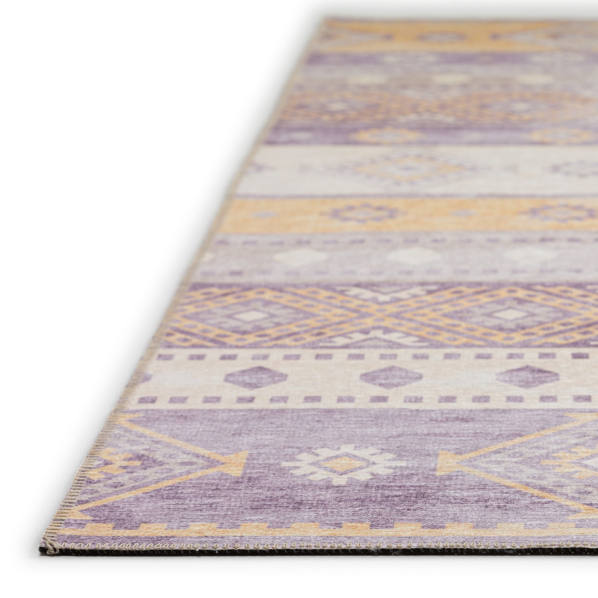 Addison Rugs Addison Indoor/ Outdoor Yuma Southwest Boho Washable Rug 10' x 14' - Purple