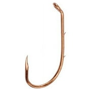 Eagle Claw Lazer Sharp Barbless Baitholder Fishing Hook, Bronze