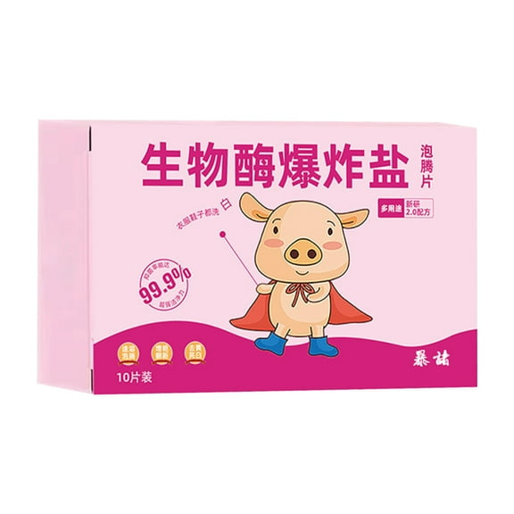 Multifunctional Bioenzyme Laundry Cleaning Tablets for Stain Removal and Clothes Refreshing Safe Effective for Various Fabrics and Surfaces