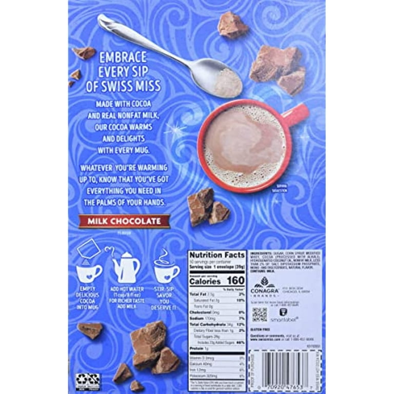 Swiss Miss Milk Chocolate Hot Cocoa Mix, 50 Packets, 69