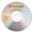 thumbnail image 2 of Verbatim 95102 Disco grabable DVD-R, Perno, 4,7 GB, DVD-R, 100 Unidades, 2 of 2