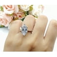 thumbnail image 3 of Solitaire Marquise Ring CZ 925 Sterling Silver Size 5, 3 of 7