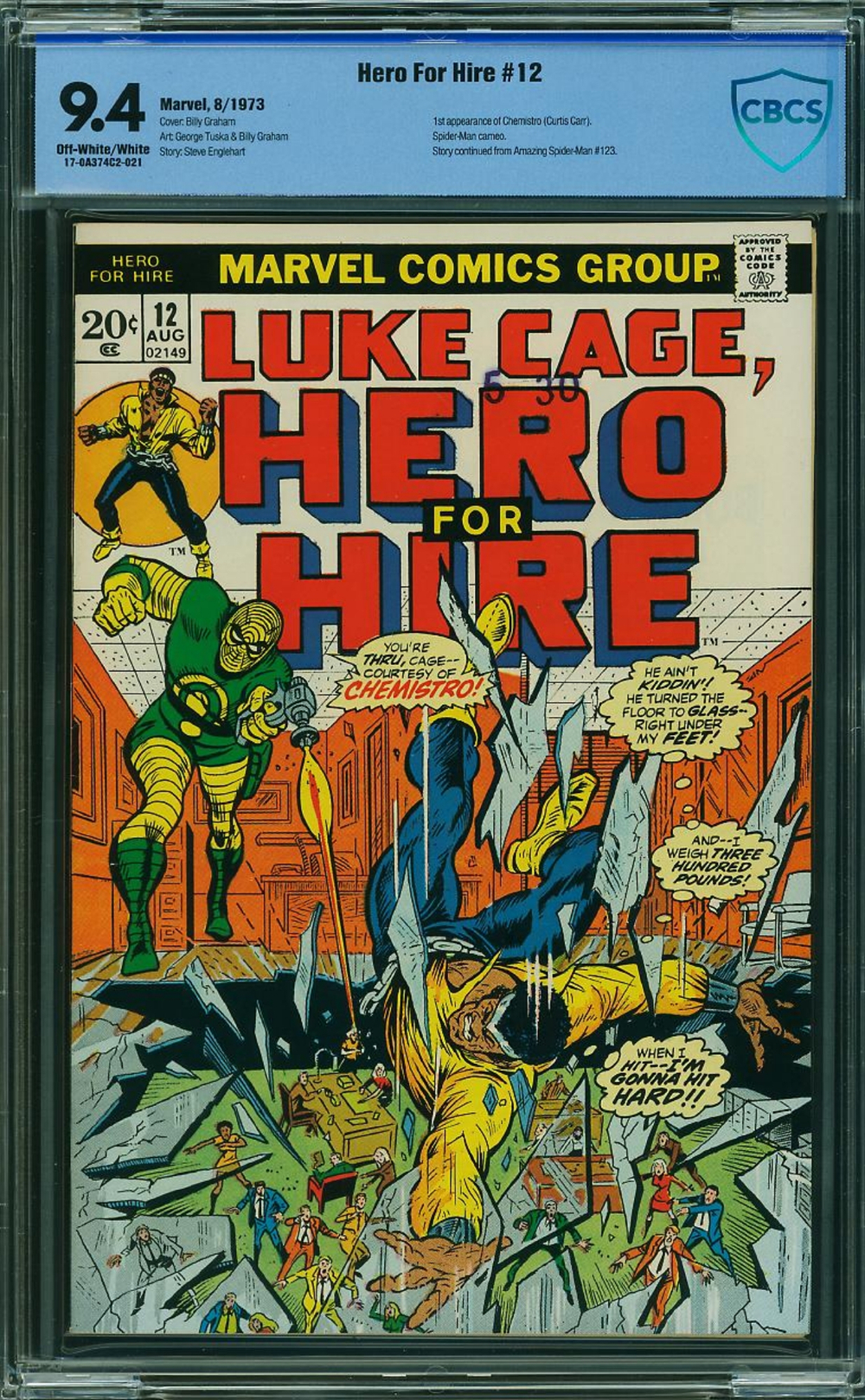 Cover of Hero for Hire #12