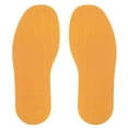 thumbnail image 1 of Uxcell 1Par de reemplazo de suela completa de zapato de 3.7 mm de grosor, reparación de goma antideslizante para zapato plano, amarillo, 1 of 5