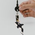 thumbnail image 4 of KALLORY Llaveros Colgantes Ballena En PU Con Para Y Equipaje Color Negro, 4 of 7