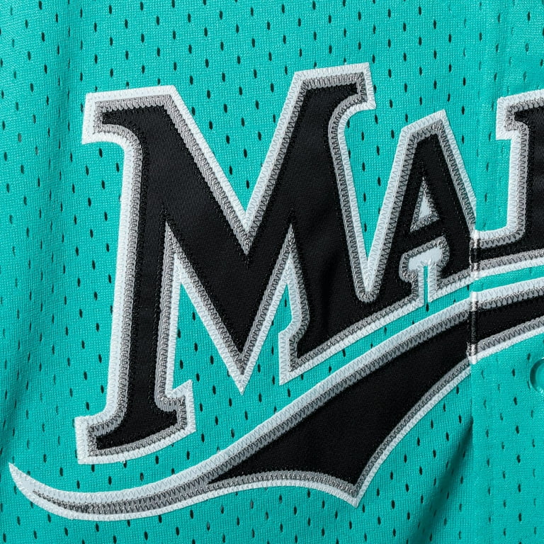 Men's Mitchell & Ness Andre Dawson Teal Florida Marlins