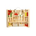 thumbnail image 1 of Juego De Caja De Herramientas De Simulación Multifuncional Portátil De Madera Diy Combinación Casa De Juegos Educativos Para Niños seitruly FN002261-00, 1 of 6