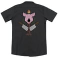 thumbnail image 3 of American Horror Story Pig Cleavers (Back Print) Adult Work Shirt Black, 3 of 3