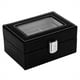 thumbnail image 2 of Joyero Organizador de Joyas portátil Collar Organizador de Almacenamiento de Anillos Anillos Organizador de Pantalla(Negro), 2 of 10