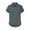 Dark Gray, variant on Womens Travel Friendly Shirts, Short Sleeve Collared Button Down Casual Blouses Loose Fit Lightweight Wrinkle Resistant for Long Trips Vacation, Purple 4XL