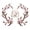 White, variant on 2pcs Cherry Blossom Iron On Patches, Artrylin Embroidered Flower Applique Patches for Jackets, Backpacks, Jeans, Dresses, Hats & DIY Clothing Repair and Decoration (Blue)