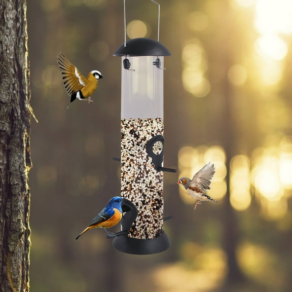 Mouliraty Hummingbird Feeder Unique Design Feeding System With Bright Transparent Tube