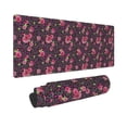 thumbnail image 2 of Pofeuu Rose Mix Leopard 2 Print Desk Mat for Keyboard and Mouse，Computer Desk Matt for Desktop，Large Mouse Pad for Desk，Desk Pads on Top of Desks 12x31.5in, 2 of 8