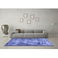 thumbnail image 3 of Ahgly Company Machine Washable Indoor Rectangle Persian Blue Traditional Area Rugs, 6' x 9', 3 of 4