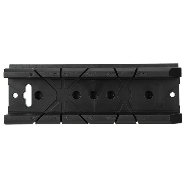 Caja de sierra ingletadora para carpintería, herramienta de corte oblicuo para yeso y madera de 0/22,5/45/90 grados (801)