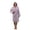 Lilac, variant on Stacy Women Hooded Bathrobe Cotton Terry Cloth Robe for Women Super Absorbent Quick Drying Luxury Hotel Spa Robe