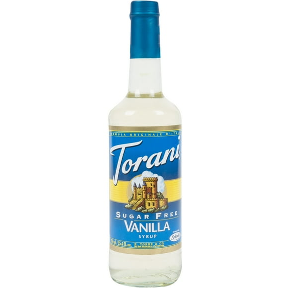 Torani 750 mL Sugar Free Vanilla Flavoring Syrup