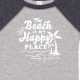 thumbnail image 4 of Inktastic The Beach is My Happy Place with Palm Trees Boys or Girls Baby Bodysuit, 4 of 5