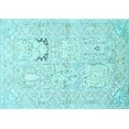thumbnail image 1 of Ahgly Company Indoor Rectangle Animal Light Blue Traditional Area Rugs, 7' x 10', 1 of 4