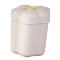 thumbnail image 2 of Desktop Trash Can with Lid, Large Opening Plastic Flower Shape Desktop Trash Bin Mini Paper Storage Basket for Home Office Gift, 2 of 8