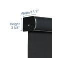 thumbnail image 3 of Linen Avenue Custom Cordless Cassette 1% Solar Roller Shade, 70 W x 66 H Black, 3 of 6