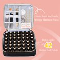 thumbnail image 2 of Bolsa organizadora de esmaltes de uñas Uross con capacidad para 42 botellas y lámpara de uñas, 2 of 6