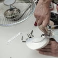 thumbnail image 1 of HONMEET Electric Fan Shaking Head Rod Floor Fan Connection Iron 1Set, 1 of 7