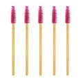thumbnail image 3 of 300 Pack Mascara Wands Bulk Disposable Eyelash Brushes for Extensions Upgrade Eye Lash Wand Makeup Tool Kit, Gold/ Rose, 3 of 5