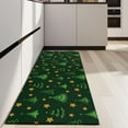 thumbnail image 4 of Dark Green Christmas Tree and Star Pattern Kitchen Rug Mat,Kitchen Runner Rugs Non Skid Washable,Decorative Kitchen Floor Mats for Kitchen,Sink,Laundry,17"X47", 4 of 5