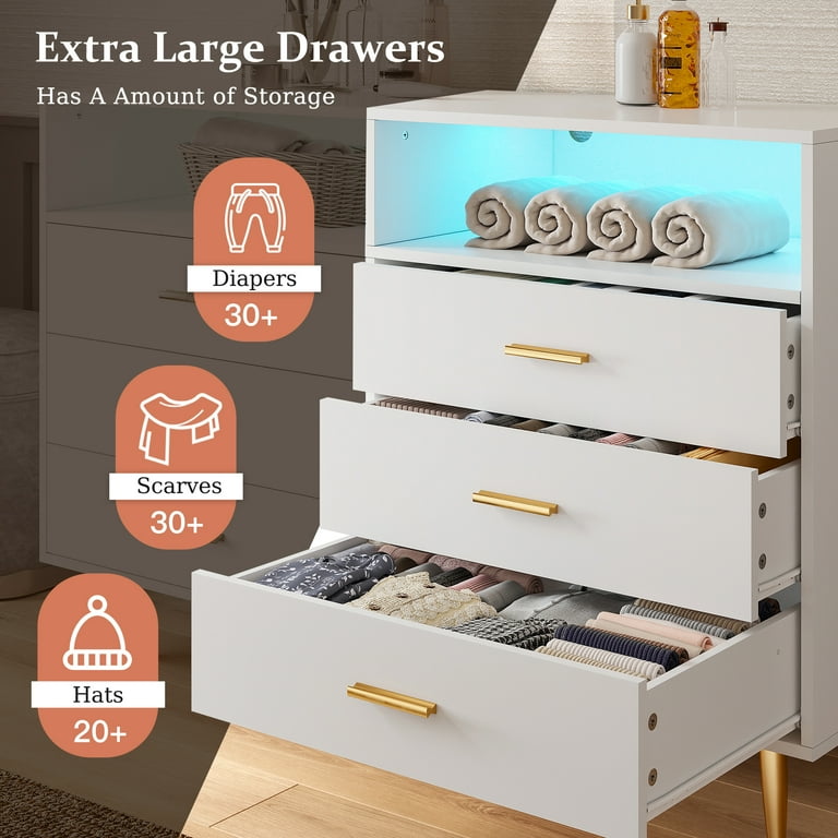Extra large dresser with on sale deep drawers