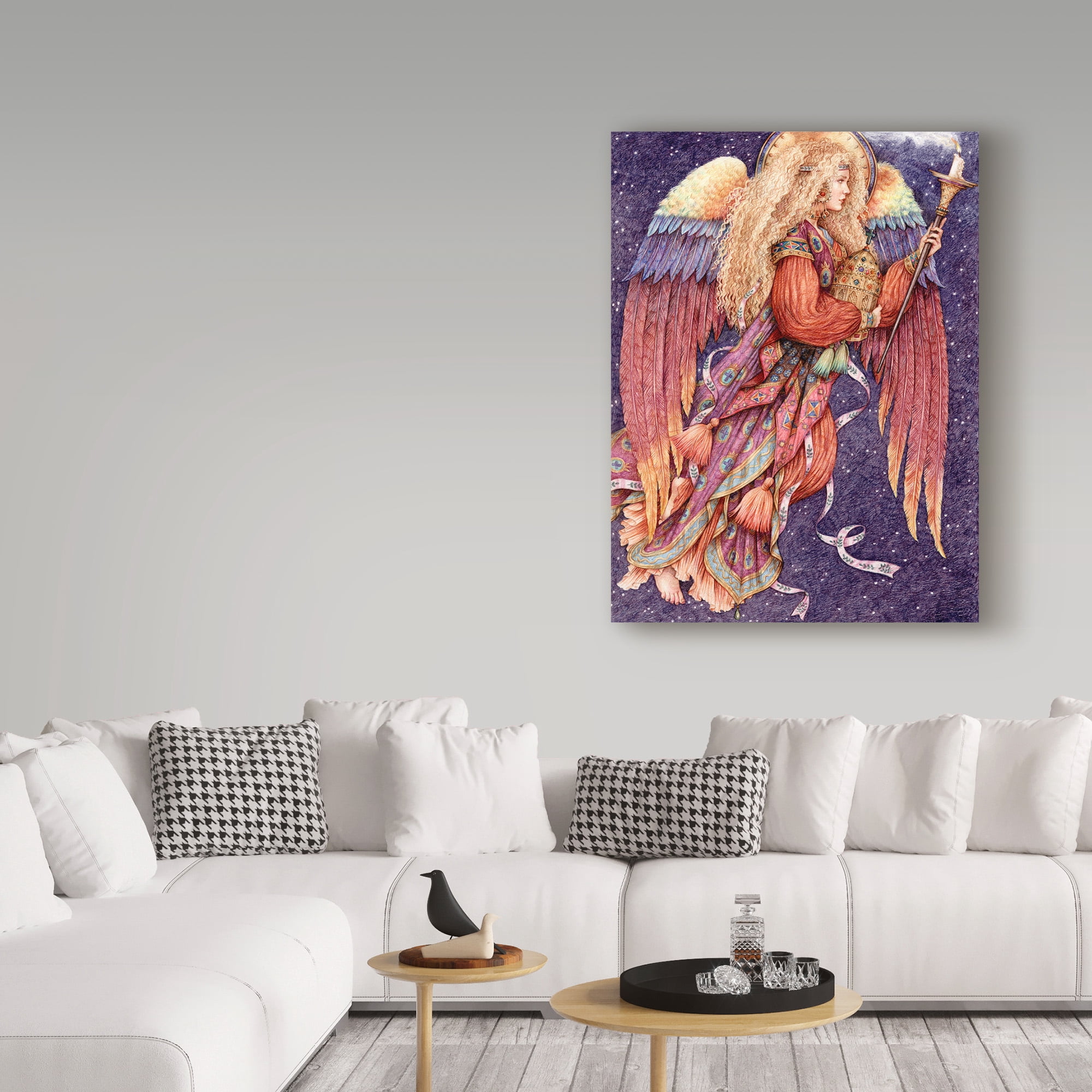 Trademark Fine Art 'Angel In Dark' Canvas Art by Anne Yvonne Gilbert
