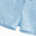 thumbnail image 4 of NIEWTR Kids Spring Outfits Toddler Boy Summer Clothes 2T 3T 4T 2 Piece Outfit Short Sleeve Pocket Tee and Solid Color Elastic Waist Shorts for Boys(Blue,2-3 Years), 4 of 8