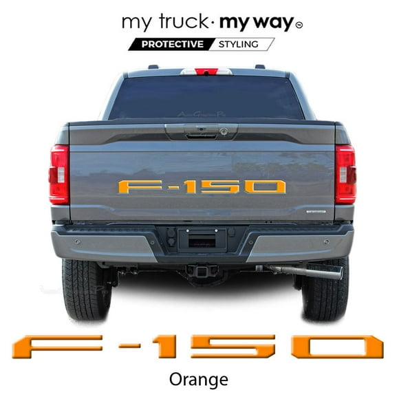 my car my way Tailgate Letters Compatible with Ford F-150 2021-2022 | 3M Adhesive & 3D Domed | Precision Fit | Water Resistant