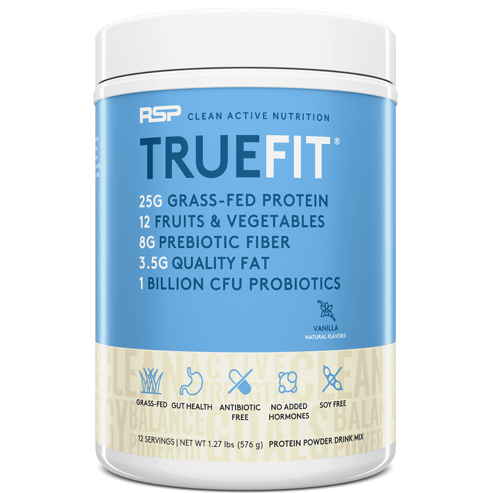 TrueFit Whey Protein Meal Replacement Shakes Powder, Grass Fed Vanilla ...