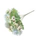 thumbnail image 5 of Billuyoard 2020 nueva de flores de Rosa artificiales escritorio ramo de rosas decorativo fiesta de boda Flores artificiales blanco verde PC 1, 5 of 6