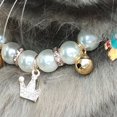 thumbnail image 4 of Collar de perlas para perros, joyería para cachorros - Collar de boda con brillantes diamantes de imitación para gatos., 4 of 5