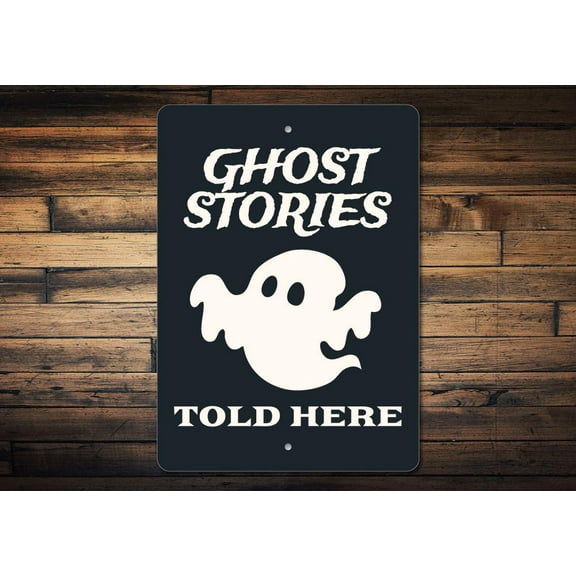 Ghost Stories Novelty Sign, Metal Wall Decor - 10x14 inches