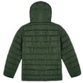 thumbnail image 5 of Beautiful Gaint Boys Hooded Lightweight Warm Puffer Down Jacket, Sizes 5-20, Olive, Size 10-12, 5 of 7
